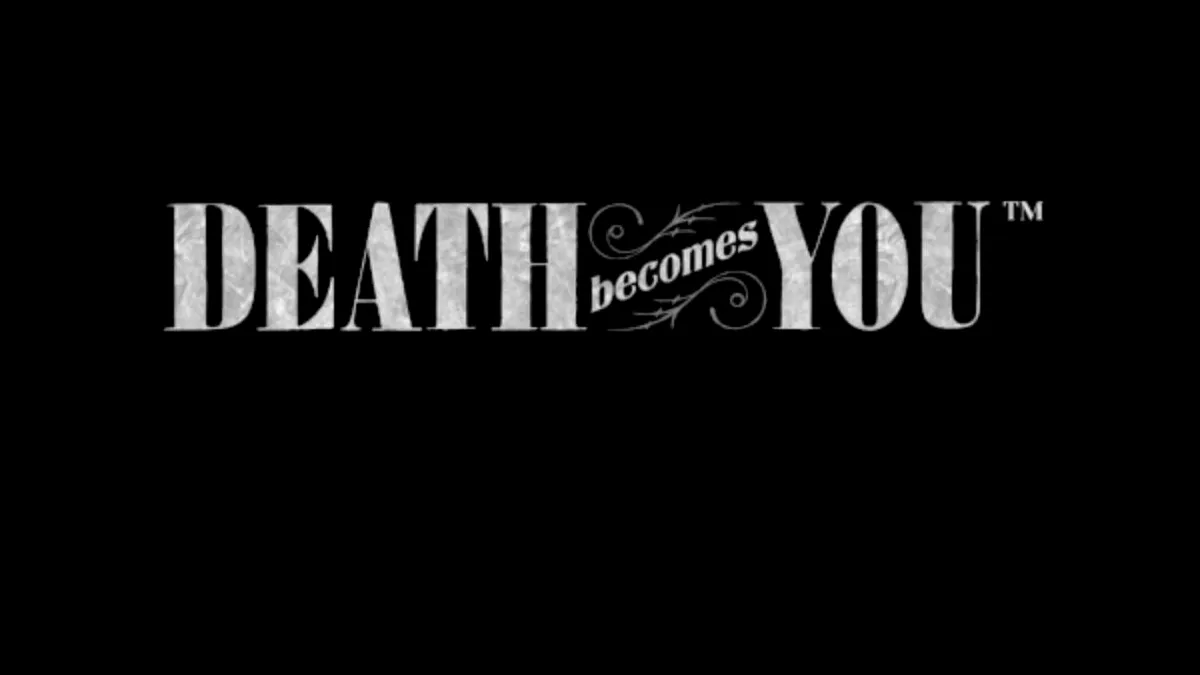 Tampilan visual slot Death Becomes You dengan tema gothic noir yang mencekam.