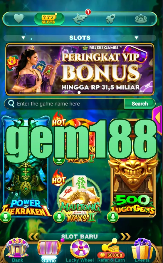 gem188 Tangkapan Layar - APK Resmi